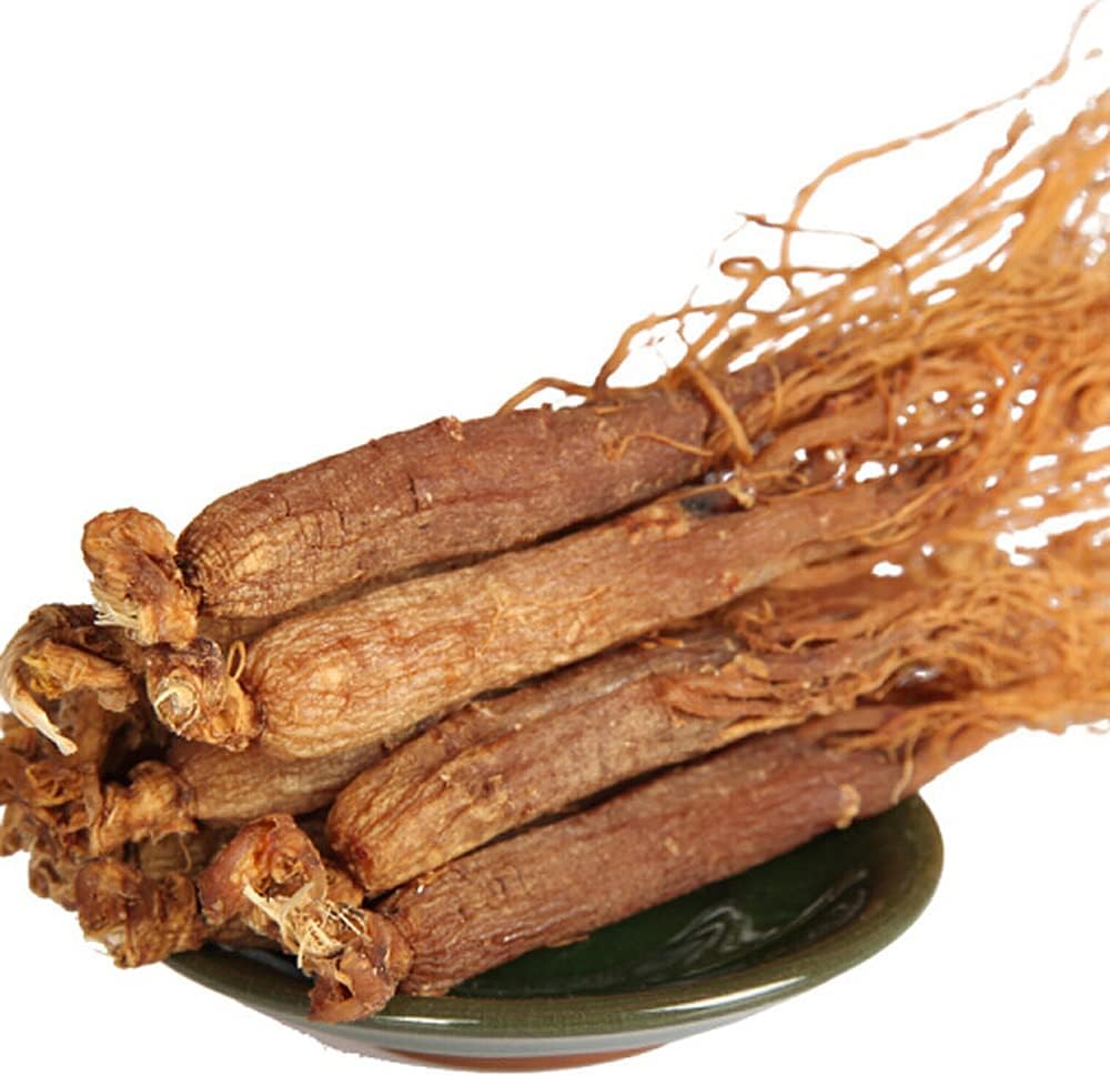 Red Ginseng Root, Red BTC Kore, Red BTC Çay Kore Kırmızı Deri,Organic Red Korean Ginseng Root, Red Ginseng 16 Yıl Radix BTC (100g(0.22 Pound)