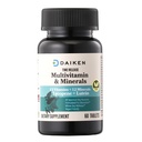 DAIKEN Mini Multivitamin, 60 Tablet, Lutein, Lycopene & Folic Asit ile Geliştirildi, Zaman Kadınlar ve Erkekler için Çokvitamin, Vegan & Easy to Swallow