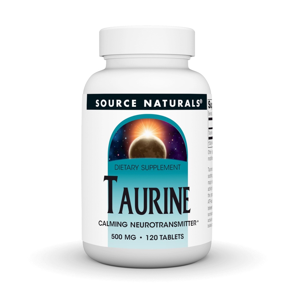 Ταυρίνη Ηρεμία Νευροδιαβιβαστής * 500 mg Tabs, 120 ct