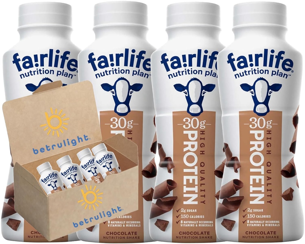 Iklim Fuarına Hazır Protein Shakes |Nutrition Plan Protein Shake | Chocolate, Vanilla, Strawberry | Core Power Elite |Fair life protein Shakes Diversity Pack |11.5 Fl Oz Pack of 4|Her Order, muhteşem bir şekilde Branded Box'da paketlenir!