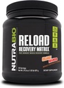 NutraBio Reload - Güçlü Muscular Recovery Formula - Post-Workout Supplement - 3G Kretin - 8G BCAAs - 5G Glutamine - 30 Hizmet, Orange Mango