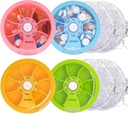 Pill Organizer μικρή θήκη χάπι 7 μέρα Φορητό κουτί ταξιδιού Χαριτωμένο δοχείο ημερήσιο χάπι για την ιατρική συμπλήρωμα ιχθυέλαιο περίπτωση βιταμίνης (4PCS+Bag 4PCS)