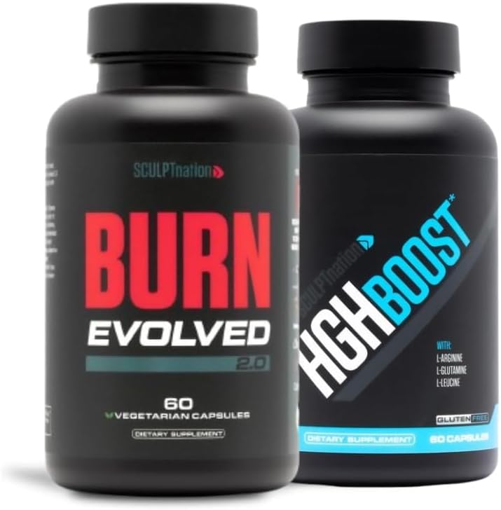 Γλυπτό έθνος από V Shred Burn Volved 2.0 και L Arginine Bundle