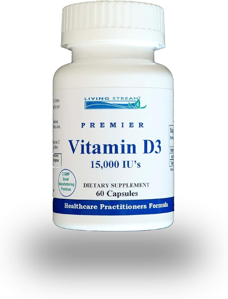 D3 15,000 IU, 60 Capsules