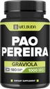 180 Capsules - 600 mg Pao Pereira Herb Extract 10:1 ile 400 mg Graviola Soursop - Immune System, Comfortable Mind, Body Management & Strength Support Support Support