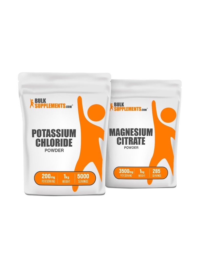 Potasyum Chloride 1kg + Magnezyum Citrate 1 kg