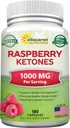 aSquared Nutrition Natural Raspberry Ketones 1000mg-180 Κάψουλες-Συμπλήρωμα απώλειας βάρους, Max Strength Plus Suppressant Diet Χάπια, Premium Lean Health Powder to Boost Pure Energy & Μεταβολισμός