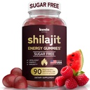 Erkekler ve Kadınlar için Shilajit Gummies | Sugar Free | Himalaya Pure Shilajit for Men Gummies | Fulvic Acid | Non-GMO, Vegan Supplement | 90 Count