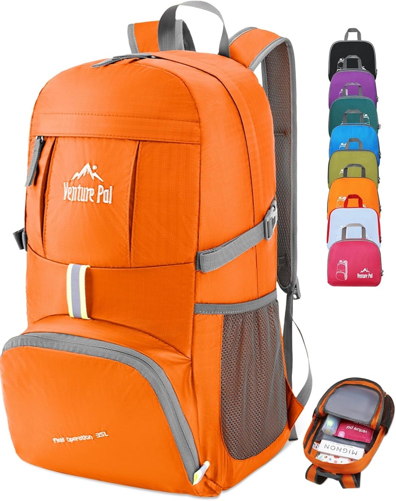 Girişim Pal 35L Ultralight Hafif Packable Foldable Travel Camping Hiking Açık Spor Salonu