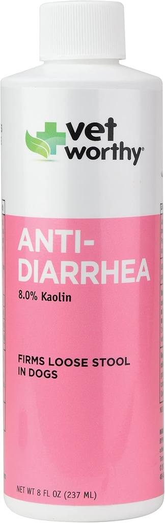 Vet Valuey Anti-Diarrhea for Dogs - Dog Supplement to Help Relieve Diarrhea, Stomach Upset ve Discomfort - 8oz