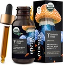 Fantastik Fungi Cordyceps Mushroom Tincture Drops - 4-in-1 Stres Desteği ve Enerji Elixir, Türkiye Tail & Rhodiola - Organik Mushroom Ekstras, 30 Hizmet, 1 fl ozz