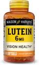 Mason Natural Lutein 6 mg E, 2 Ay Supply, Sağlıklı Vizyon & Eye Function, Supports Normal Eye Health