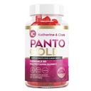 Katherine & Clark Panto Gold Vitamin B5 Pantothenic Acid Gummies for Acne - Hair Skin and Nails Gummies - Biotin, çinko, Folic Acid Chewable Non-GMO Gluten-Free for Body - Oily Skin Gummies - 60
