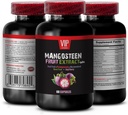 VIP VITAMINS Mangosteen, Mangosteen Extract - Mangosteen Meyve Ekstraksiyonu - Acai Berry, Cut Berry, Pomegranate, Noni, Trans-Resveratrol, Yaşlı Meyve, Grape Skin - 1 Şişe 60 Capsules