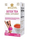 Hyleys Detox Tea for Cleanse – Black Tea with Ginger, Honey & Cinnamon – 25 Tea Bag (1 Pack) – Destekler Digestion, Detox & Bloating Relief
