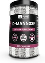 PURE ORIGINAL INGREDIENTS D-Mannose (730 Capsules) Magnezyum Or Rice Fillers, Always Pure, Lab TY