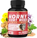 BMVINVOL Horny Goat Weed Capsules with Tribulus, BTC, Ashwagandha, Maca, Tongkat Ali, Nettle, Black Pepper - 60 Kont