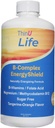 EnerjiShield Liquid B-Vitamin Kompleksi, 32 oz, Tek B İhtiyacınız Olan Vitaminler, Anti-Stress, Immunity, Immune System Support, Energy, Folate, Niacin, Blood Support, Blood Support