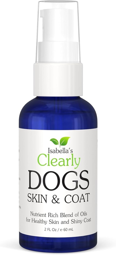 Doğal Cilt ve Köpekler için Yağ | Skin Soother with Coconut, Almond and Olive Oils | Soothe Kuru Skin, Allergies and Skin Irritation | Add Softness and Shine to a Dull Coat | Made in the USA