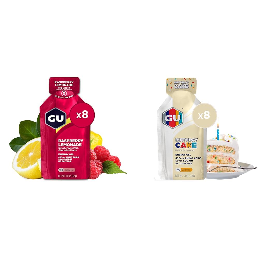 GU Energy Gel 8-Count Raspberry Lemonade ve Doğum Tarihi