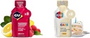 GU Ενέργεια Gel 8-Count Βατόμουρο Λεμονάδα και τούρτα γενεθλίων Αθλητικά Διατροφή Ενέργεια Gel Bundle