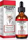Feline Urinary Tract Health, Cat UTI Remedy, Natural Herbal Supplement 2 fl oz, Urinary Health için Düzenli Bakım Destekleme