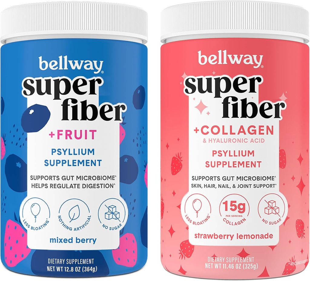 Bellway Super Fiber Toz + Meyve, Karma Berry Super Fiber Toz + Collagen, Strawberry Lemonade