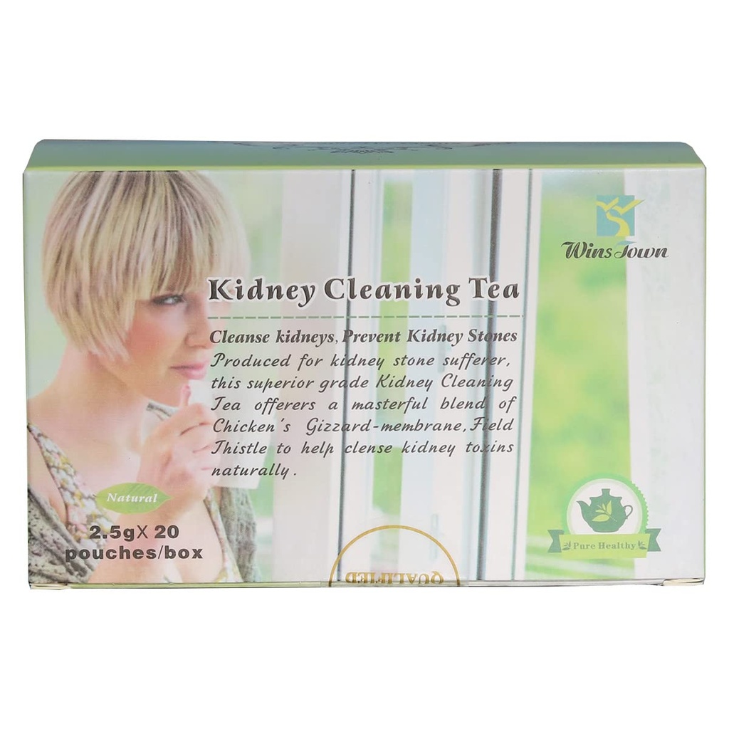 Wins Town Kidney Stones Cleaning Tea, Stone Breaker for Kidney Cleanse and Detox, 20 Teabags