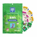 NATPAT Zen Patch Mood Calming Mirrors for Kids and Yetişkinler - Kimyasal ve İlaç Ücretsiz, Rahatlama, Calm ve Emotion Regulation - BuzzPatch Natural Patch (24 Pack)