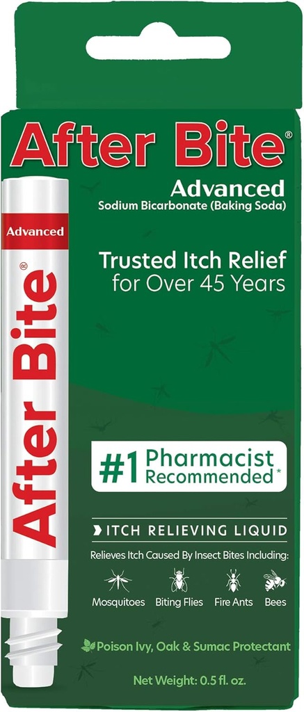 Bite'den sonra, Pharmacist Tercih edilen Böcek Bite Tedavisi, 0,5- (4 paket), Multi (0006-1030)