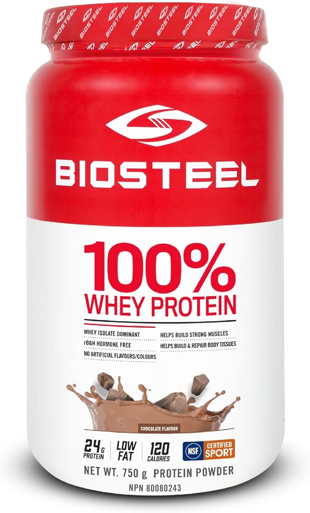 BioÇelik Spor 100% Whey Protein Toz Supplement, rBGH Hormonu Ücretsiz & GMO Post Workout Formula, Chocolate, 25 Hizmet, 25.5 Ounces