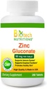 çinko Gluconate 50 mg 250 Tablet ABD Vejetary /Vegan çinko Gluconate