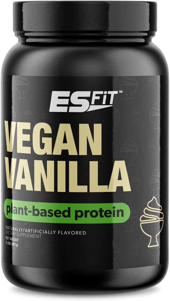 Bitki bazlı protein | 2lbs | 20g of protein | Post Workout Muscle Recovery | Tested ve Sertifikalı (Smooth Vanilla)