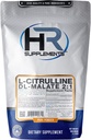HR Supplements L-Citrulline DL-Malate 2:1 Toz, 500 Grams (1.1 Lbs), Unflavored, Lab-Tested, Scoop Dahil