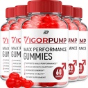 Erkekler için Vigor Pump Gummies - VigorPump Erkek Gummies All-Doğal Supplement, Pump Vigor Gummies Yorumlar (5 Pack - 300 Gummies)