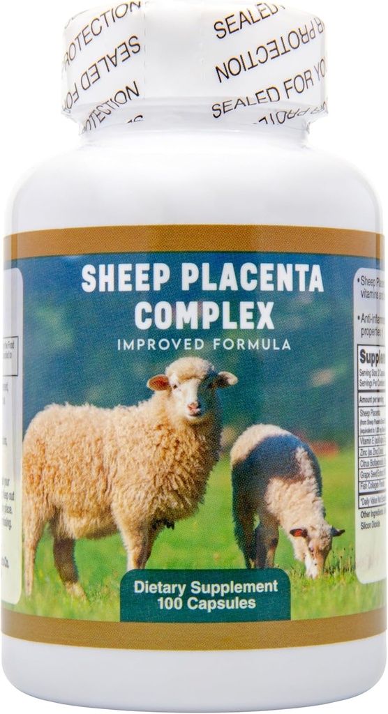 8 x Koyun Placenta Complex 100 Capsules, Make In USA, FRESH , New Item Good Product!