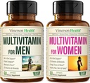 Erkekler için Multimineral Supplement + Kadınlar 2-Bottle Sche. Sağlıklı Immune Response, Güçlü Ortaklar ve Bones, Eye Health, Digestive System Support, Antioksi Özellikler
