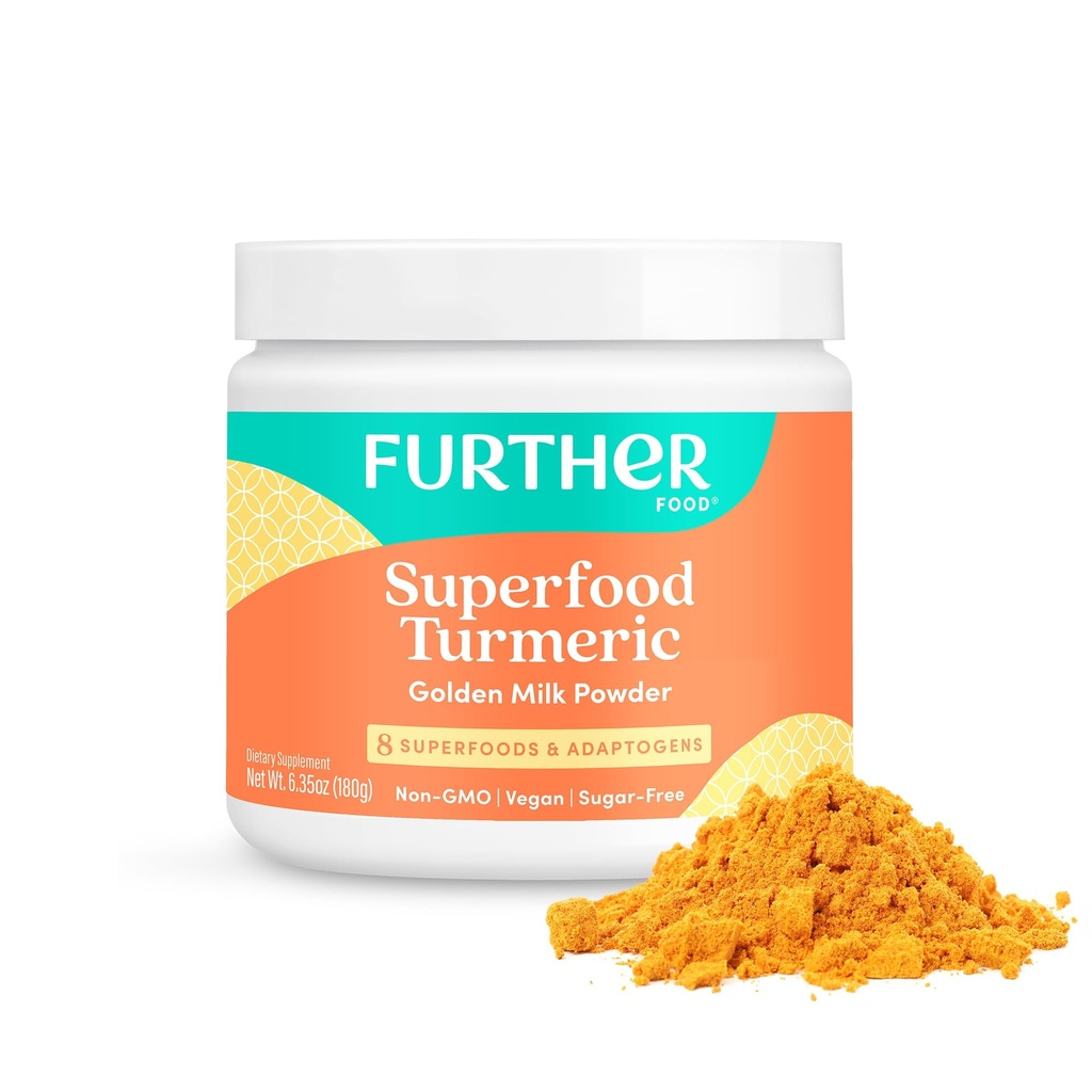 Daha Fazla Gıda En İyi Turmeric Altın Süt Organik Turmeric Toz, Cinnamon, Ginger & Black Pepper Enzim Ortak Sağlık, Gut Health, Sugar-Free, Vegan, Keto (6.35 oz)