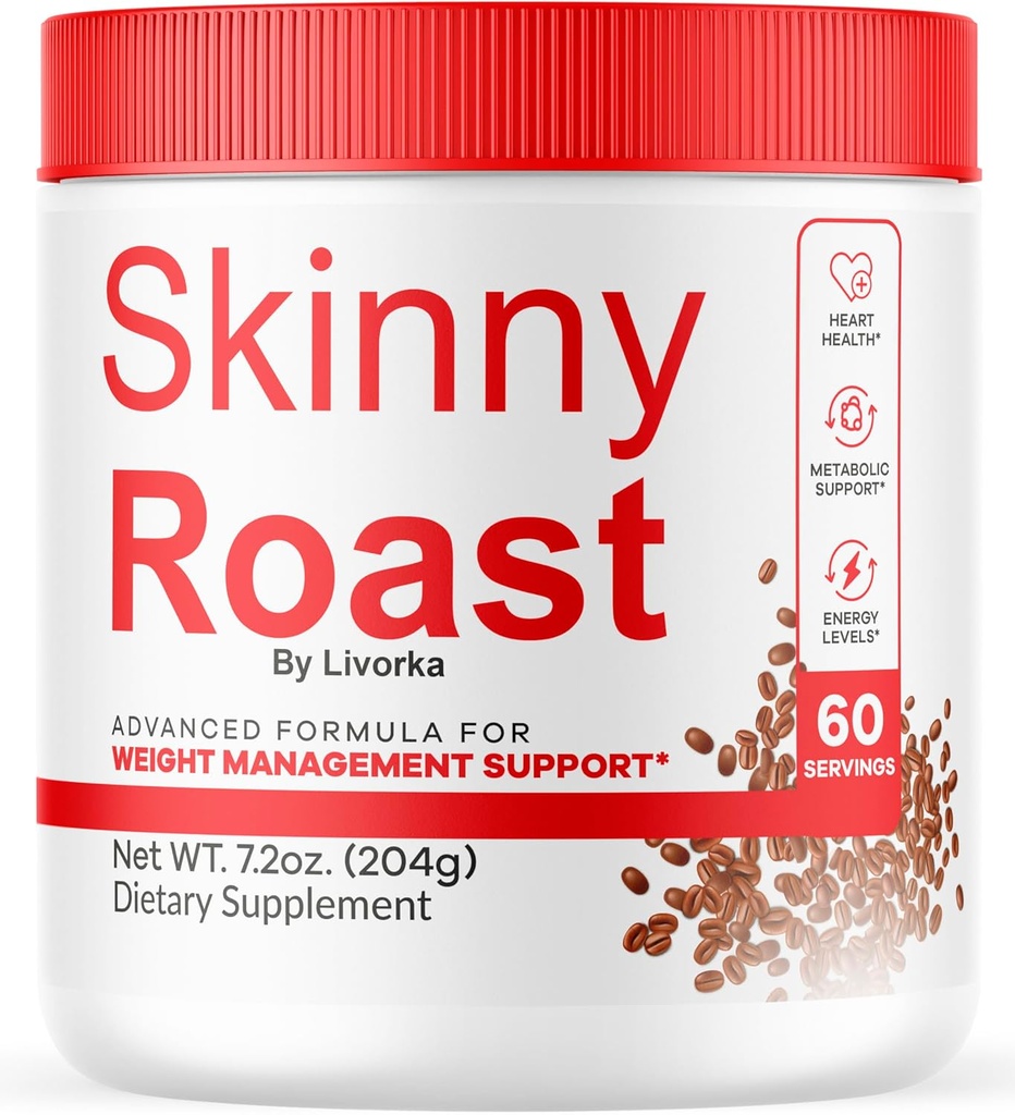Skinny Roast - Skinny Roast Coffee Advanced Formula, Resmi SkinnyRoast Organik Toz, Sağlıklı Yaşam Tarzı - Premium Doğal Formula, 60 1 Ay için hizmet