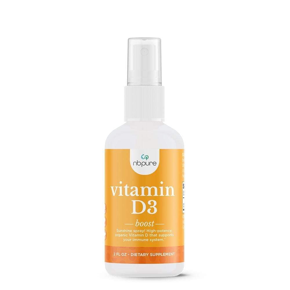 nbpure Organik Vitamin D3 yapıştırıcısı - Yüksek Potency Liquid 1000IU Kadınlara, Erkeklere, Çocuklar - Cholecalciferol 'Sunshine' Supplement - Easy-to-Use, Family Friendly, On-Go Travel