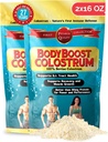 BodyBoost Colostrum Whole, 100% Bovine Colostrum Toz, Immune ATM Supplement with Immunoglobulin & Lactoferrin, Grass Fed Colostrum, Gut Health, Diverse Intake, 2x16 oz