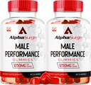 LIVORKA Alpha Erkek için Ameliyatı - Alfa Cerrahları Erkek için, Alfa Cerrah Gummies 1050 mg, Alfa Cerrah Gummies, Alfa Cerrah Gummies, Alfa Sugre Erkek, 120 Gummies 2 Ay