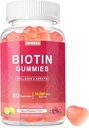 Biotin 10000mcg Κερατίνη Κολλαγόνο Gummies Συμπληρώματα Καρφιά μαλλιών Βιταμίνες Καθημερινή ανάπτυξη νυχιών μαλλιών & ενισχυτής Gummies για τις γυναίκες Vegan Βιοτίνη και βιταμίνη C Gummy 60 κόμης