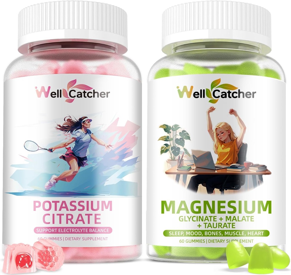 Erkekler için Potasyum Magnezyum Gummies