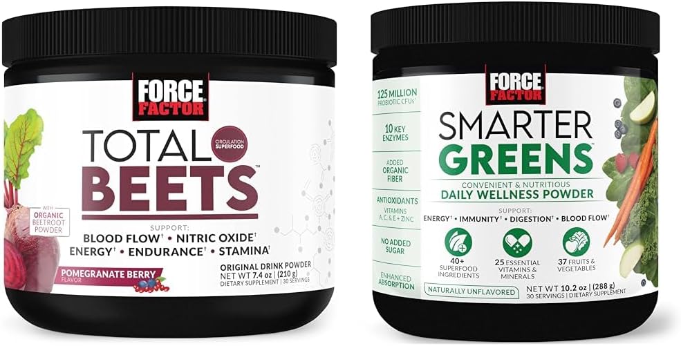 Kuvvet Faktörü Total Beets Immunity & Digestion Superfood Tozu Nitrates'i Circulation, Blood Flow & Smarter Greens Daily Wellness Toz Enerjiyi Desteklemek için, Immunity & Digestion