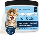 Pet Ultimates Προβιοτικά για γάτες – 20-Είδος Cat Probiotic Powder to Treat Diarrhea, Vomiting, Digestive Support & Cat Antibiotics Recovery – Cat Health Supply (44 gr)