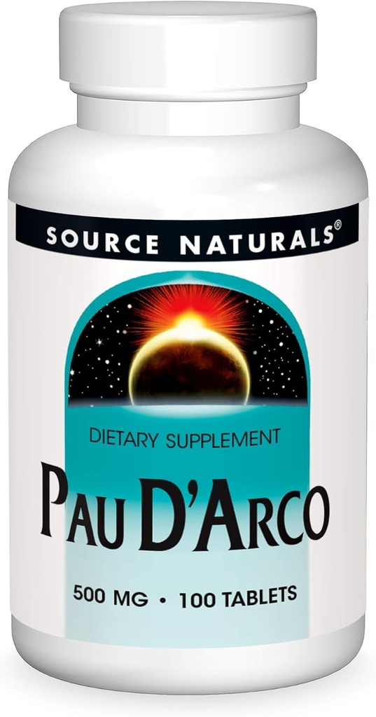Source Naturals PAU D'Arco Diyetary Supplement - 100 Tablet