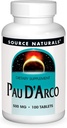 Source Naturals PAU D'Arco Diyetary Supplement - 100 Tablet