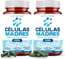 Συμπληρώματα βλαστικών κυττάρων 500mg (120 Cap) Φυσική υποστήριξη κατά της γήρανσης & μακροζωίας με Spirulina & Chlorella, ενίσχυση της κυτταρικής ανανέωσης, αποκατάσταση της νεανικής ενέργειας, μείωση της κοινής πληγής – Celulas Madre