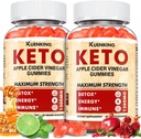 Keto ACV Gummies – Apple Cider Vinegar with Mother, Metabolism Support – B6 & B12 – Vegan, Non-GMO – Supports Daily Wellness – 120 Kont